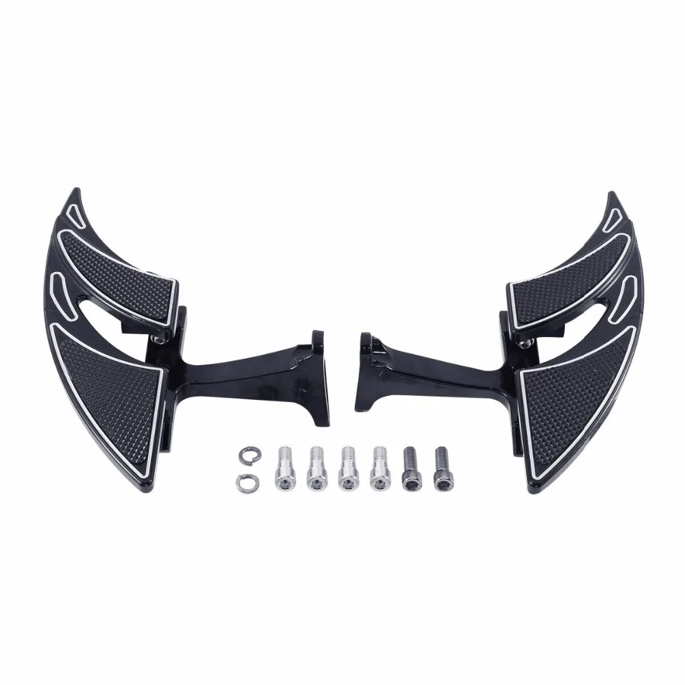 Задняя подножка мотоцикла опоры для ног кронштейн комплект Harley Touring Road King Electra Glide