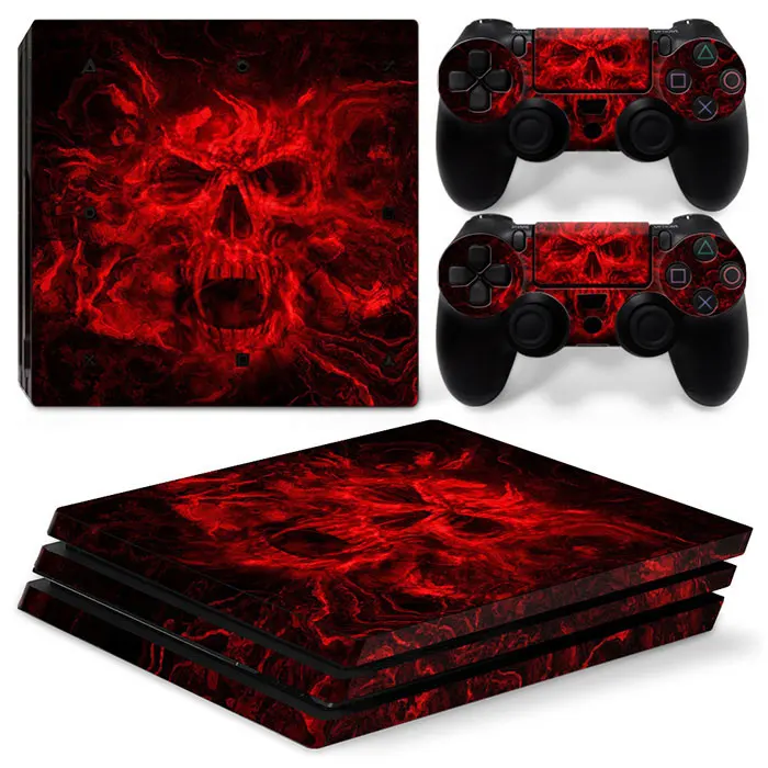 Новые декоративные наклейки в виде крышки для sony Игровые приставки 4 для ps4 pro