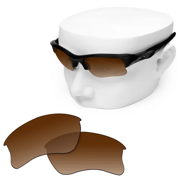 Brown Gradient Поляризованные Сменные линзы OOWLIT для солнцезащитных очков-oxley Flak Jacket XLJ - Цвет линз: Brown Gradient