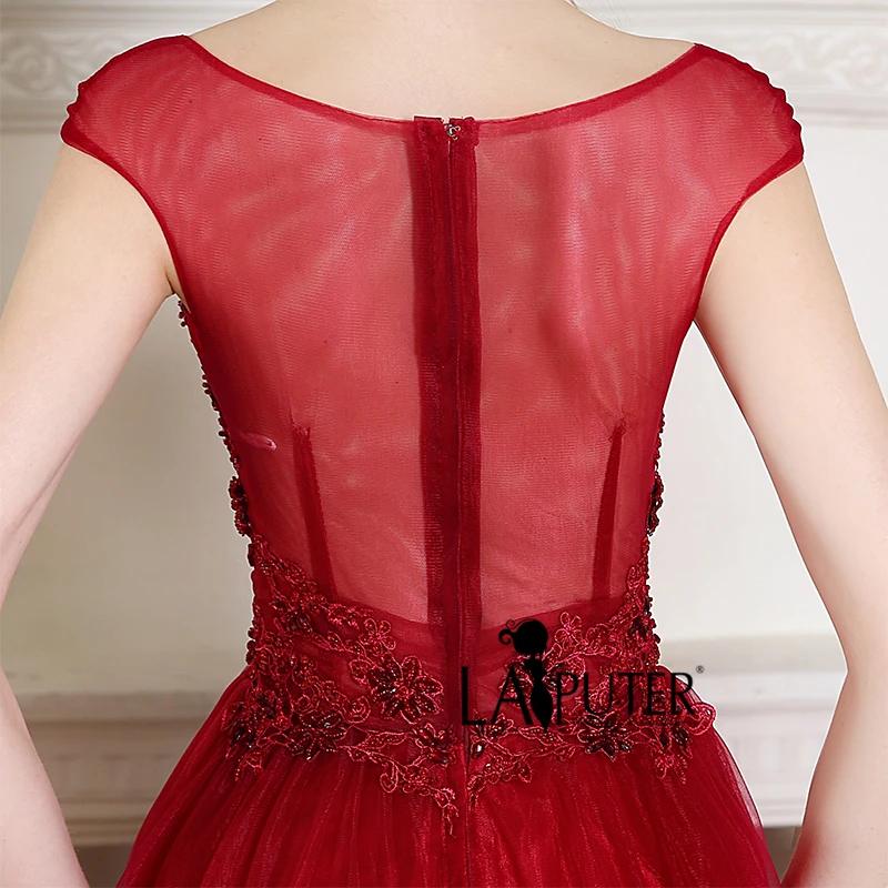 Женское вечернее платье бордового цвета недорогие платья для выпускного вечера