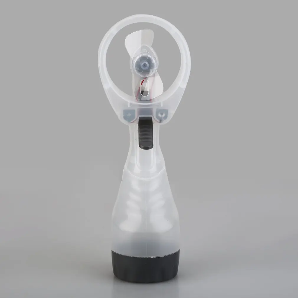 Portable Handhold Powerful Fan Mini Outdoor Mist Water Cooling Spray Fan Humidification Fan Water Fan - Цвет: white
