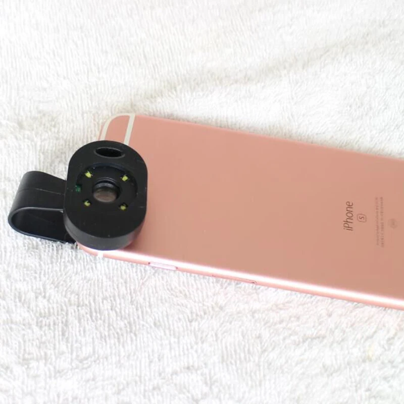 HD 120X микроскоп оптическая камера объектив телефона для iPhone 6 7 plus перезаряжаемая