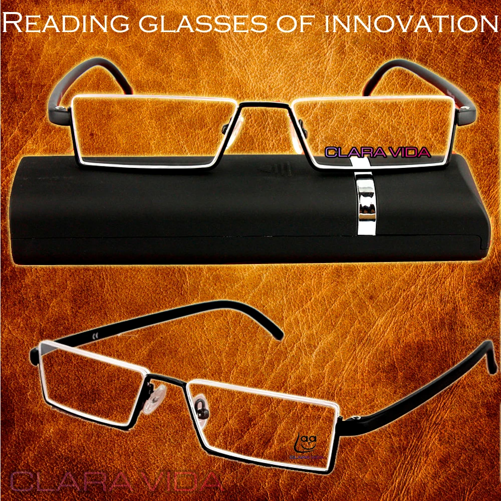 

=CLARA VIDA=2017 NEW DESIGN YOUNG AND INTELLIGENCE MEN WOMEN READING GLASSES WITH TR90 BENDABLE LEGS +1 +1.5 +2 +2.5 +3 +3.5 +4