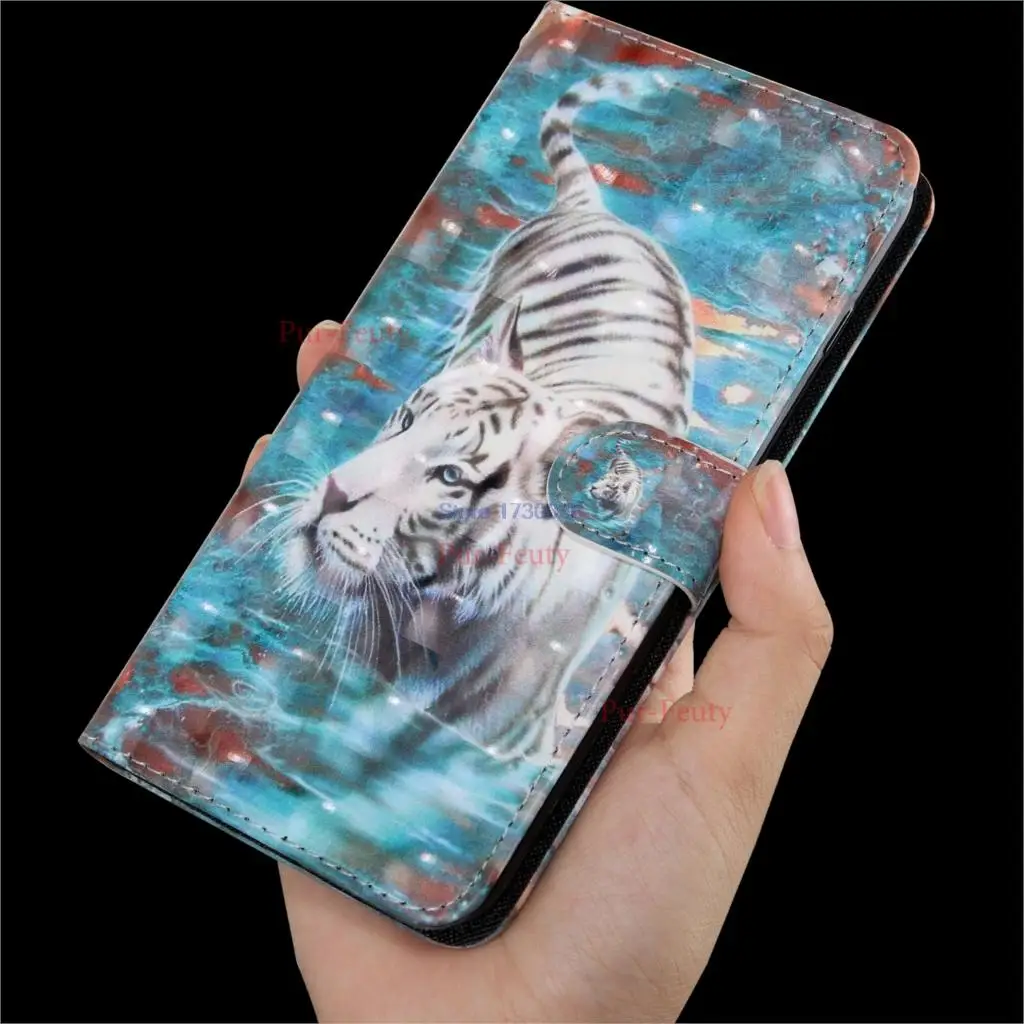 7 Чехол-книжка для huawei Y3, CRO-U00, CRO-L22, кошелек, слот для карт, 3D Рисунок, кожаный чехол для телефона huawei Y 3 CRO U00 L22, сумка - Цвет: 7