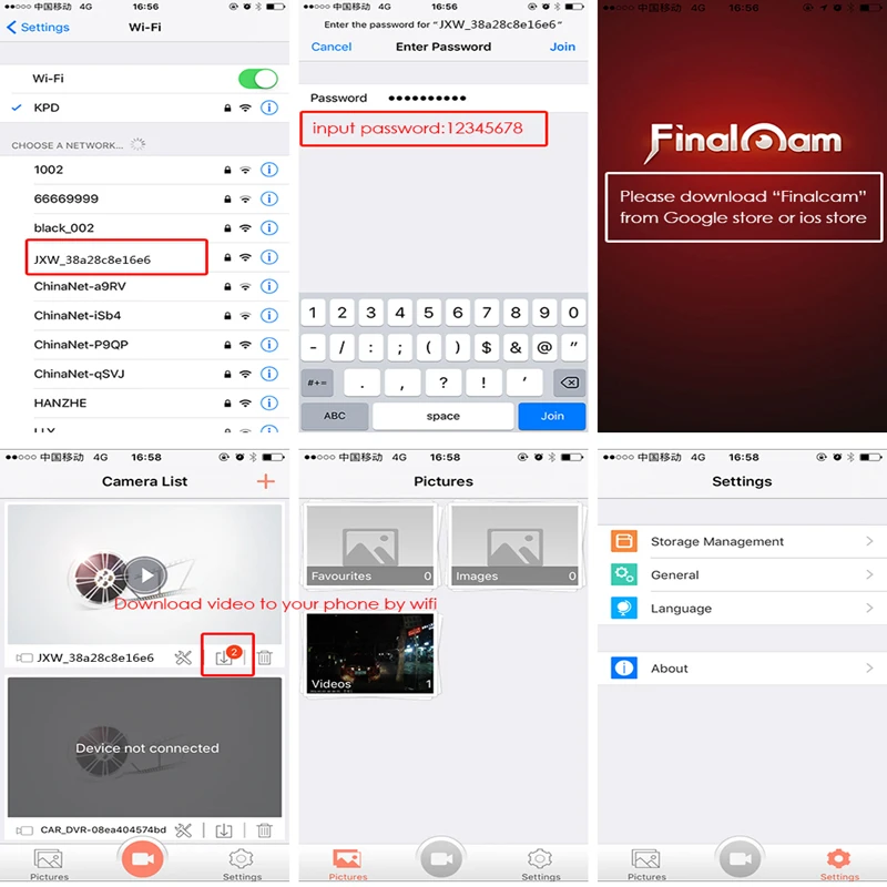 Smallanttech видеорегистратор Автомобильный регистратор Регистраторы видео Full HD 1080 P
