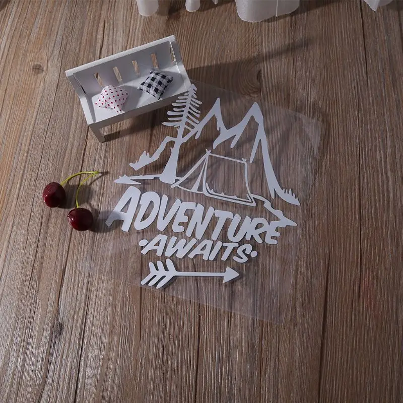 20 см * 18 Виниловая наклейка для автомобиля ADVENTURE ways A Camping Greatested Красивая легко