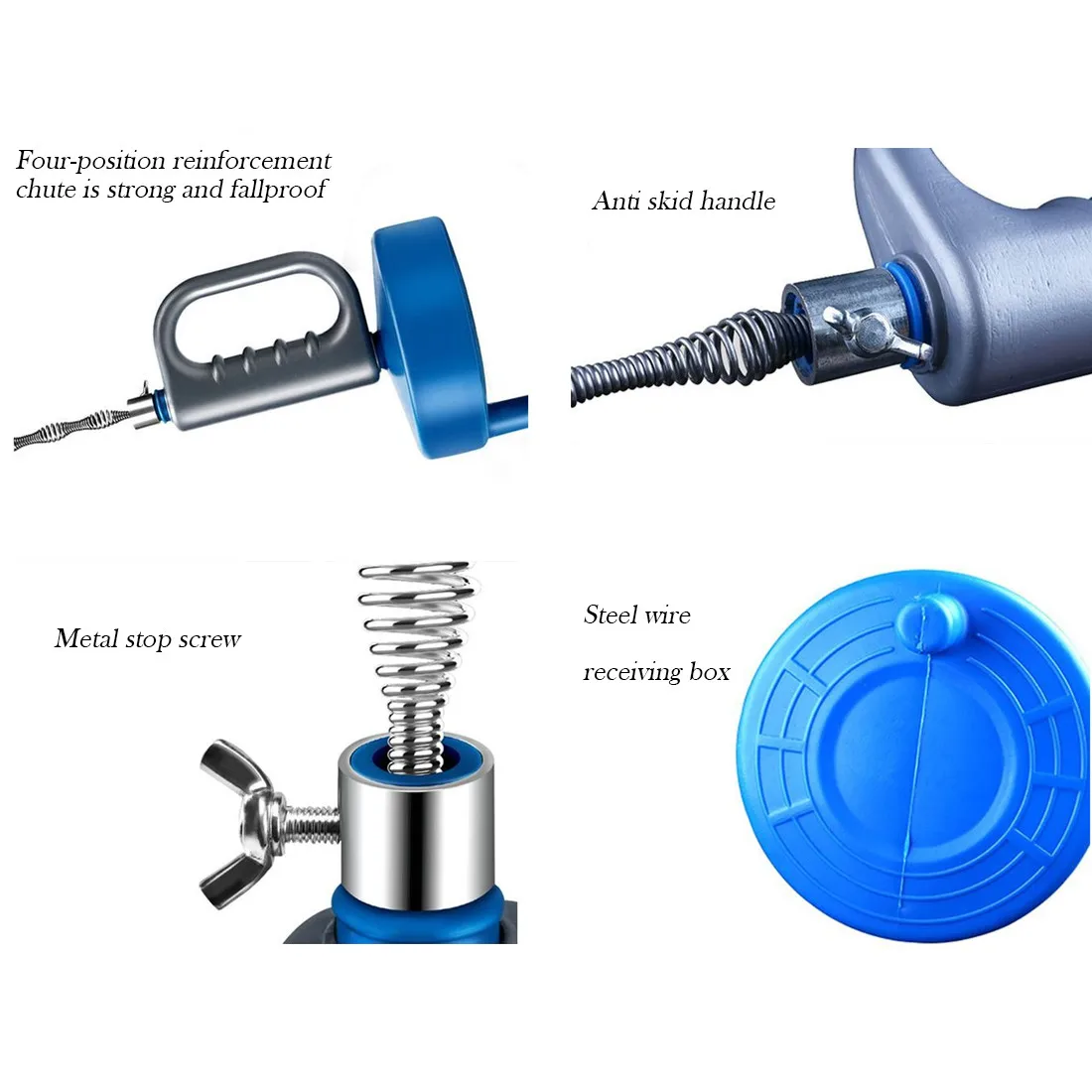 3 м Туалетная Драга Кухня Туалет канализационных закупорки ручной инструмент