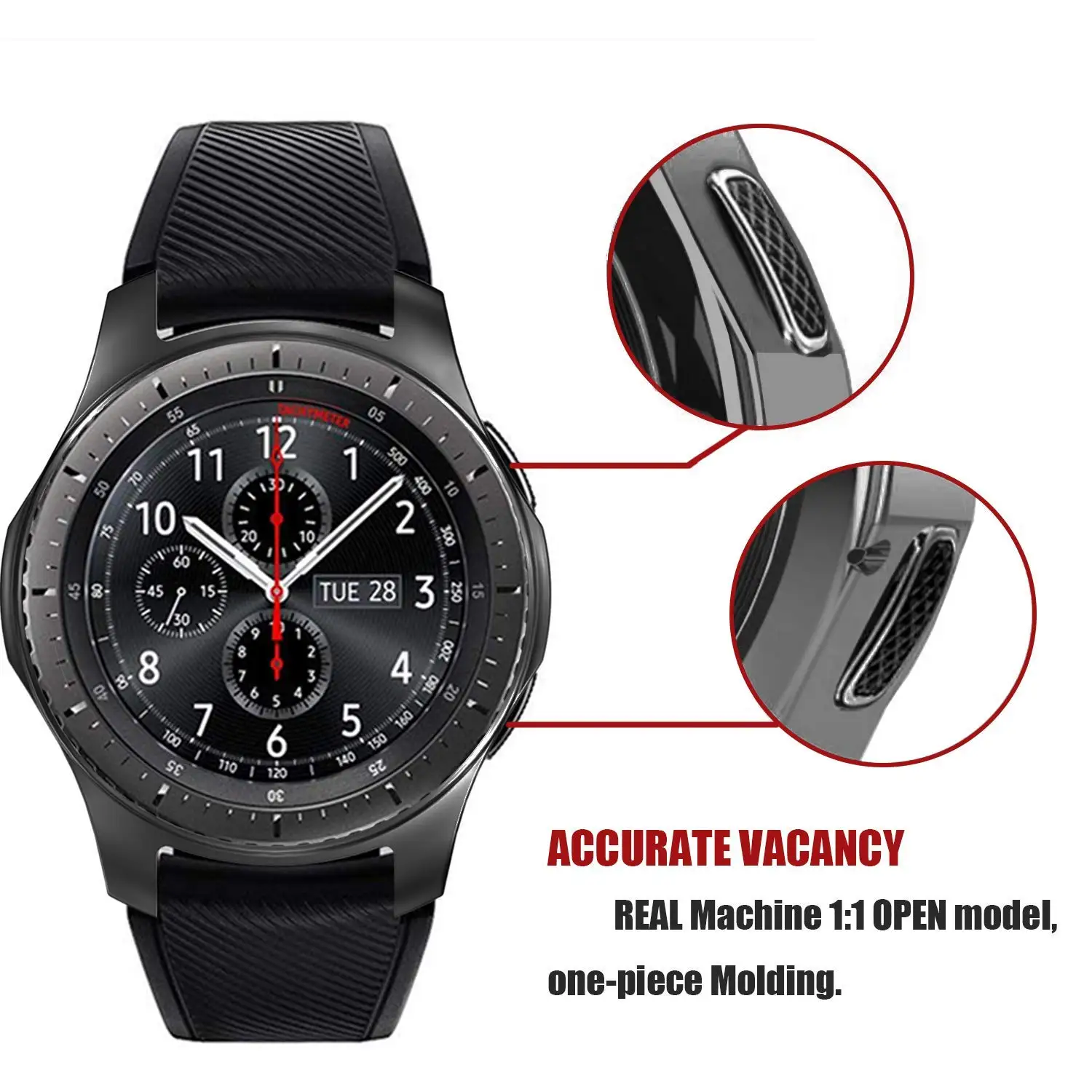 Gear S3 frontier для samsung Galaxy Watch 46 мм 42 мм чехол на ремешке Мягкий ТПУ покрытие все вокруг защитная оболочка рамка аксессуар