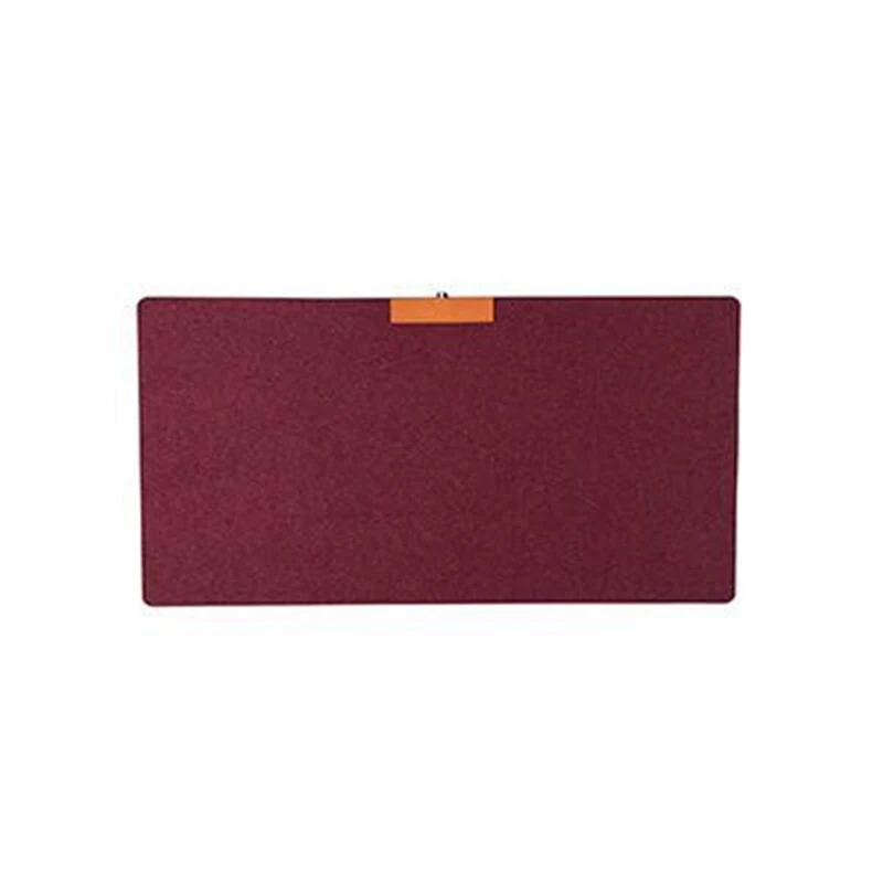 Wine Red Хит, большой мягкий войлочный тканевый Настольный коврик для мыши, клавиатура, офисный ноутбук, ноутбук, ПК, Настольный коврик, домашний Офисный Компьютерный стол, коврик для мыши - Цвет: Wine Red