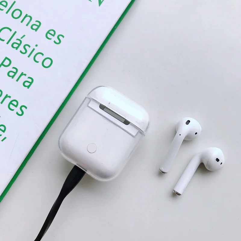 Мультфильм милый 3D Микки Минни большие глаза Airpods Крышка для Apple беспроводной Bluetooth гарнитура Ipod анти-осень мягкая коробка оболочки