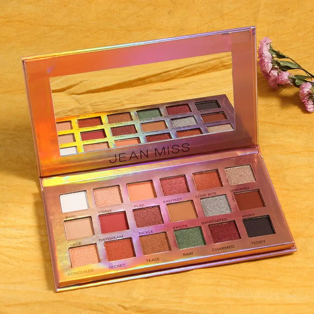 Новинка 18 цветов Звездные тени для век матовое стекло с перламутровым эффектом