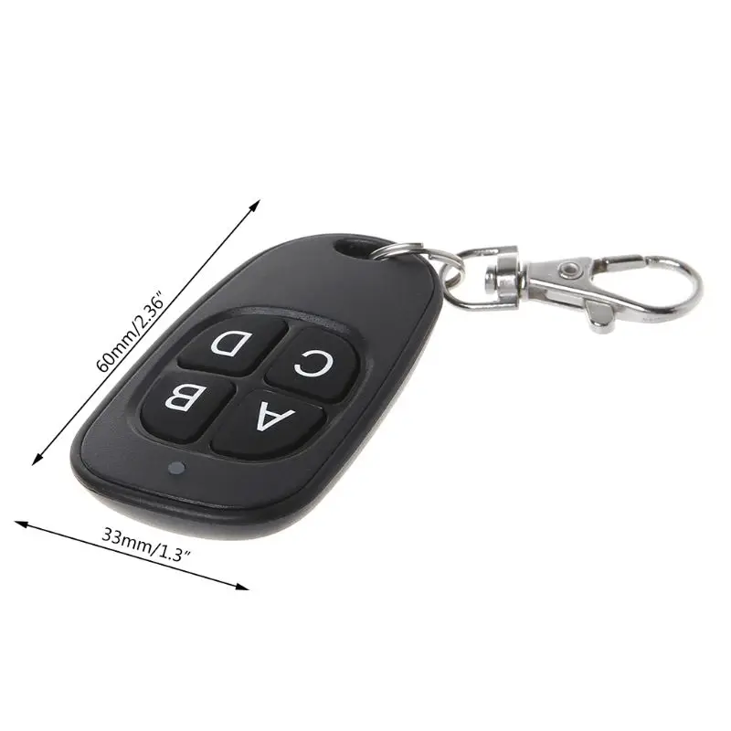 

Copy Remote Control 433MHz 315MHz Cloning Duplicator Wireless 4 Keys Universal Waterproof Handle Garage Gate Electric Door Key