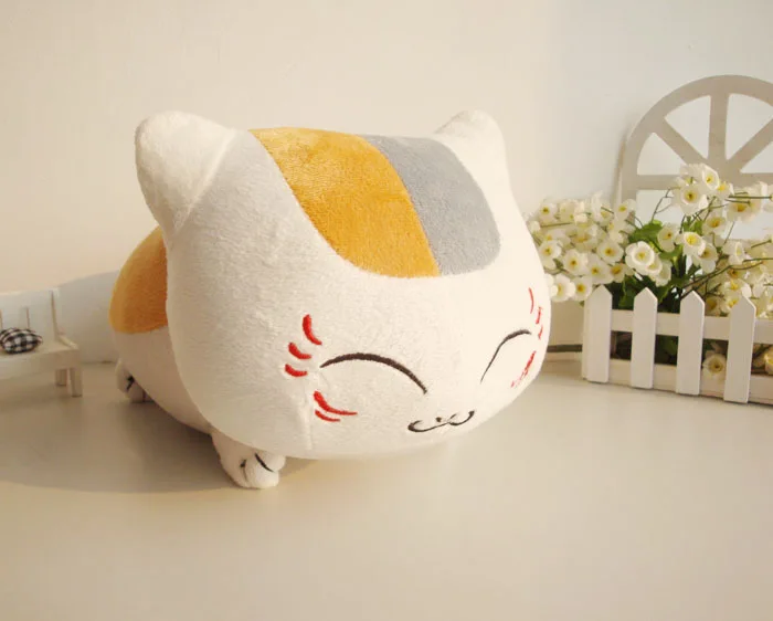 J.G Chen Бесплатная доставка 22 см милый Нацумэ Yuujinchou Nyanko Sensei Белый Кот плюшевые