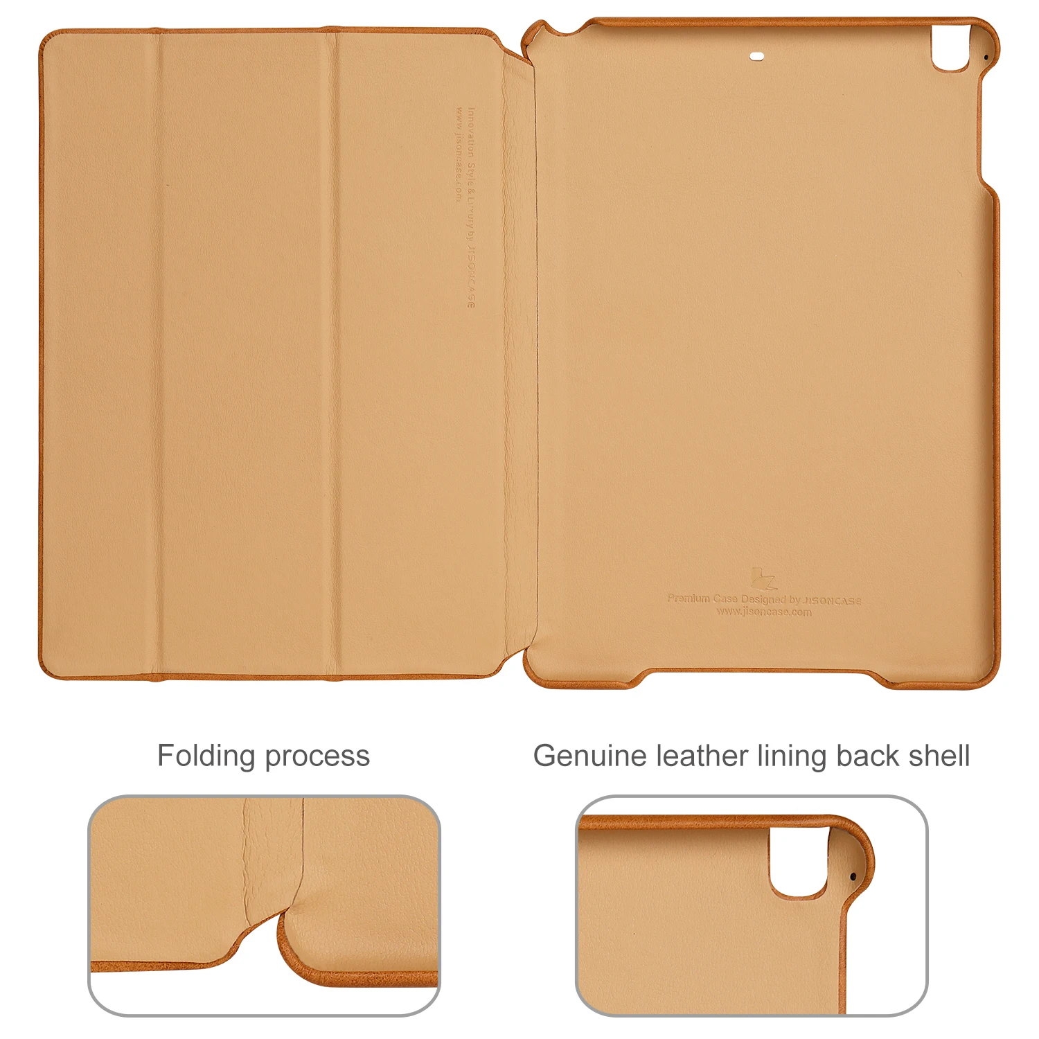 Jisoncase кожаный смарт-чехол для iPad Pro 10,5 роскошный флип-чехол для планшета с карандашом для iPad 10,5 дюймов