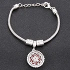 Ажурный узор, цельный циркониевый медальон, браслет, браслет из нержавеющей стали, диффузор эфирного масла, ароматерапия с парфюмом браслет, подарок