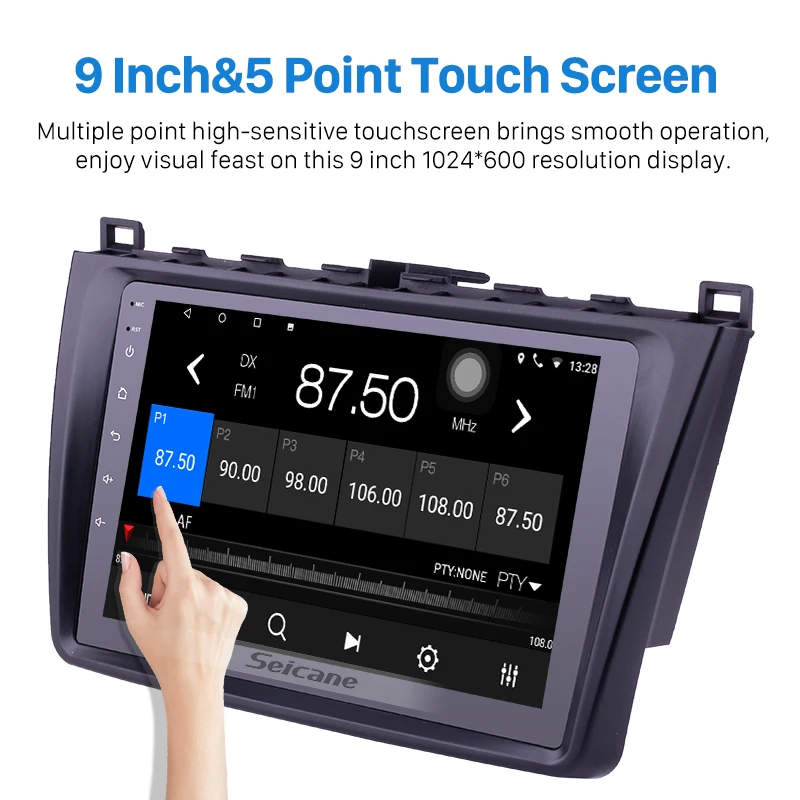 Seicane Android 8 1/Android 7 1 9 &quot2Din gps автомобильный Радио Tochscreen мультимедийный плеер для Mazda