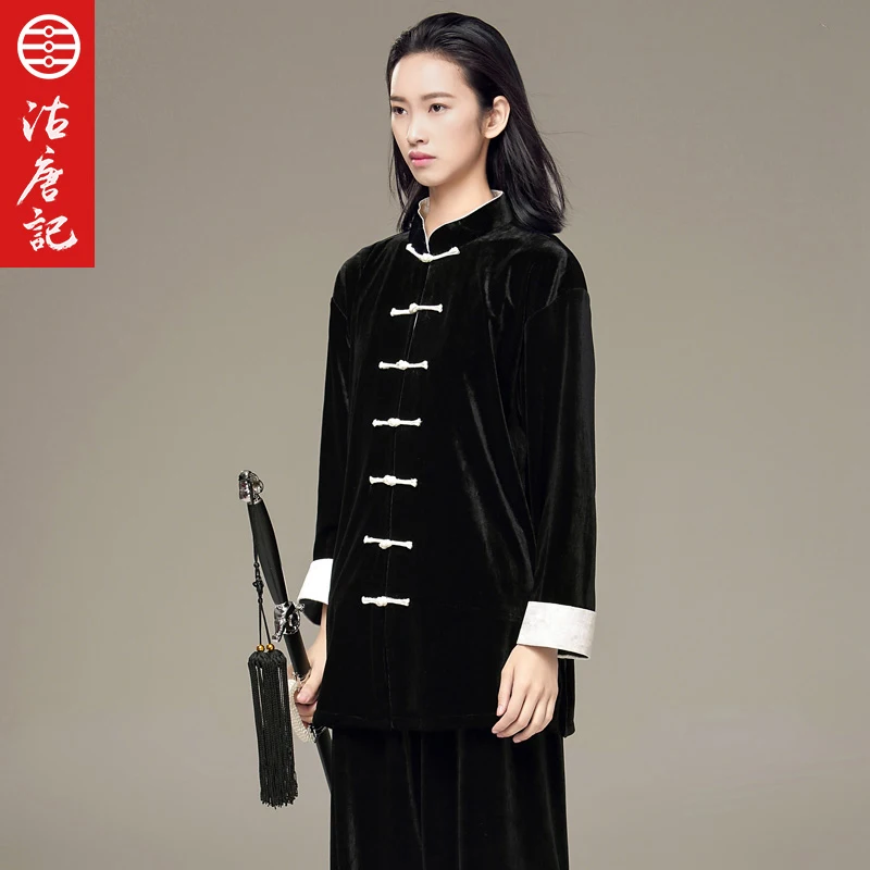 

Thickening Tai Chi Clothes Men And Women Winter Taiji Boxing Practice Clothes three colors