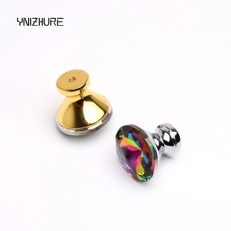 1 шт. 30 мм Одежда высшего качества дверные ручки с украшением в виде кристаллов