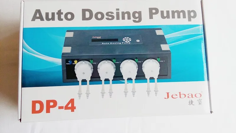 Jebao автоматическое дозирование насоса перистальтику DP-4 для коралловых рифов аквариума 4 напор