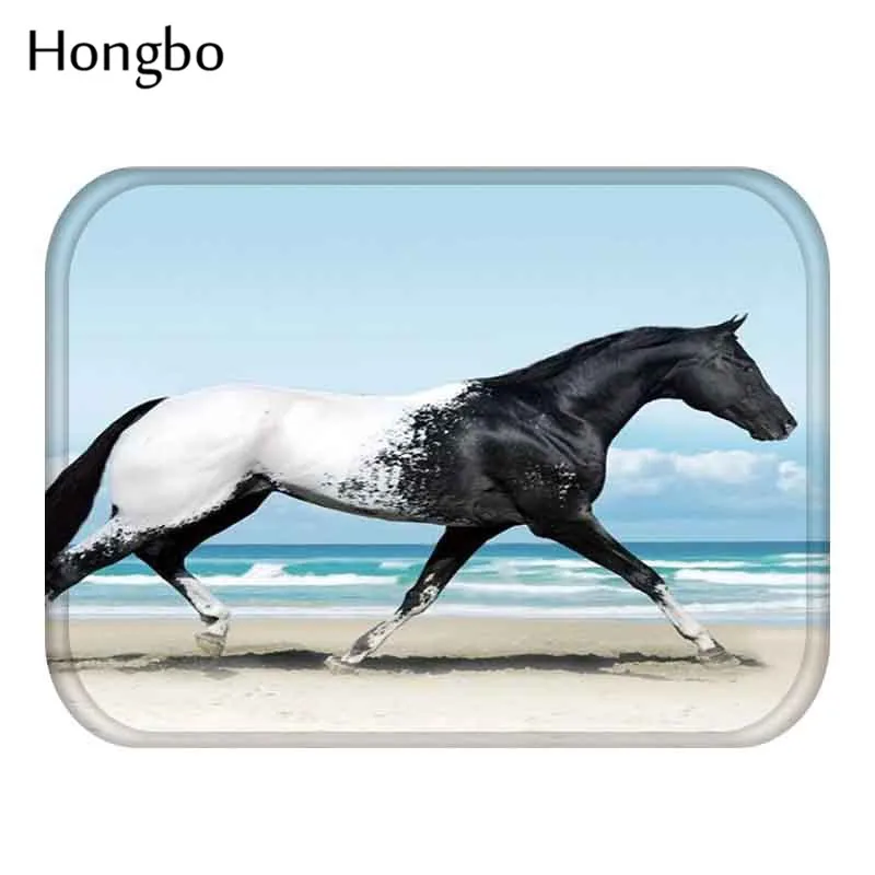 Hongbo новые модные стильные коврики с принтом лошадей противоскользящий напольный