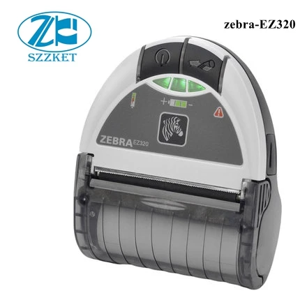 EZ320 принтер штрих кода для zebra Bluetooth портативный термальный 80 мм чековый