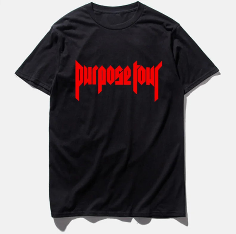 Летний топ футболка для мужчин Джастин Бибер крест Винтажная Футболка уличная
