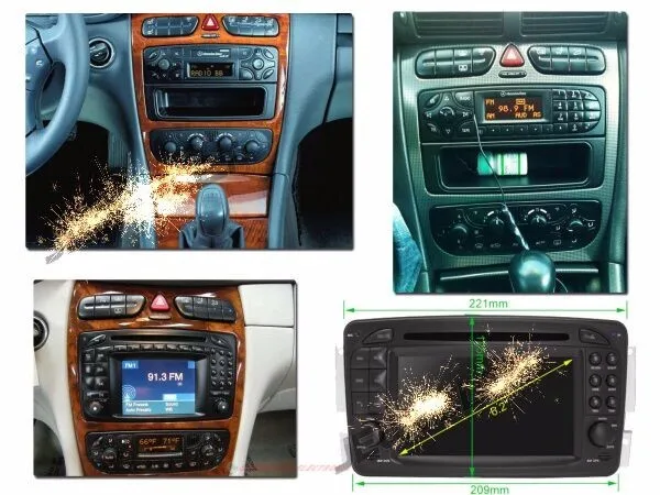 " емкостный экран UI автомобильный DVD gps плеер для Mercedes Benz W203 W208 W209 W210 W463 Vito Viano