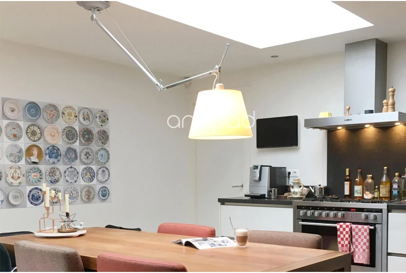Italy Design Modern Adjustable Long Arm Pendant Light Dining room Coffee Bar Rocker Bedroom Lamp Swivel Ceiling Hanging Lights