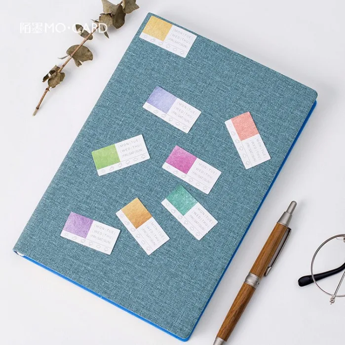 45 шт./упак. Время Дата декоративные наклейки самоклеящиеся Стикеры для