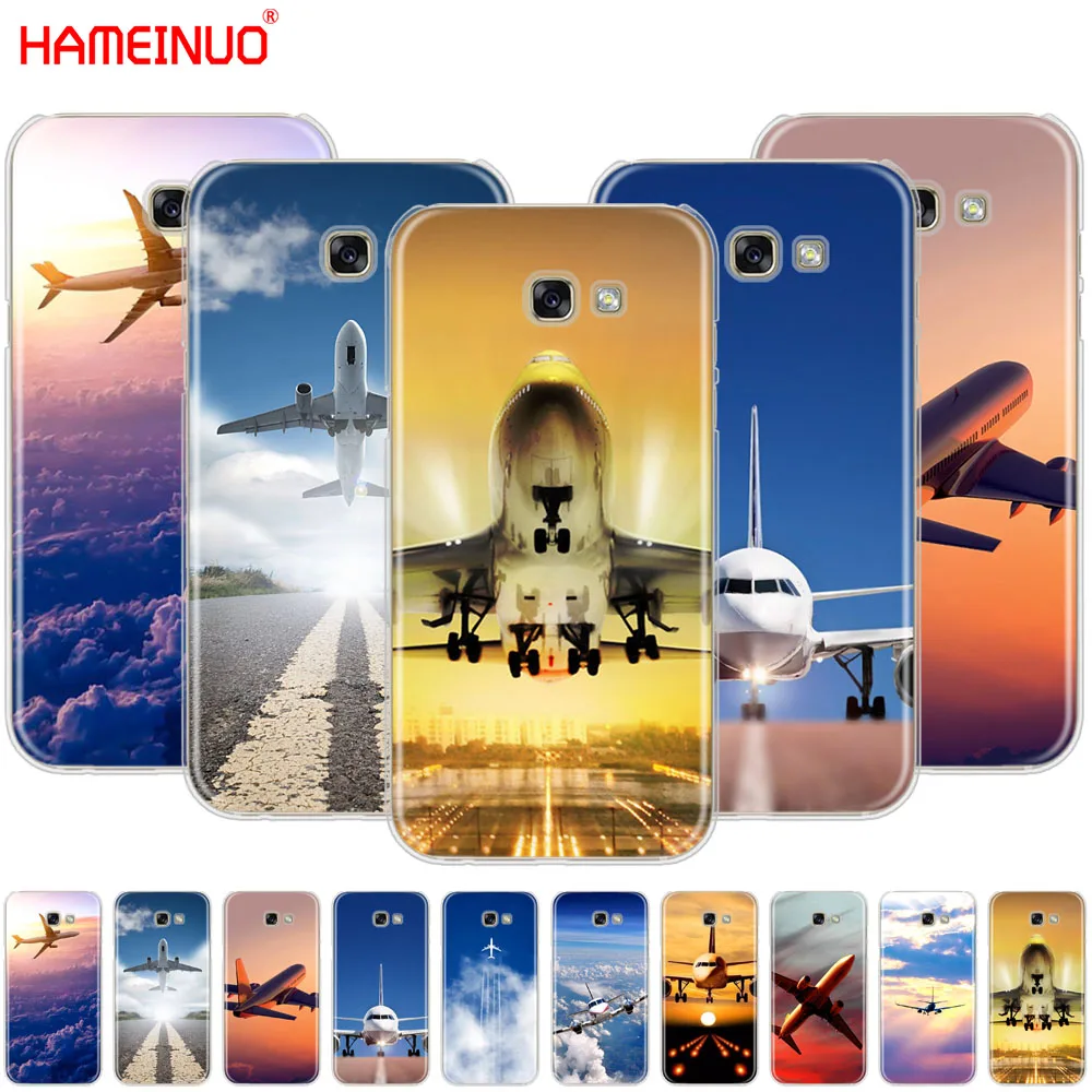 Чехол для мобильного телефона HAMEINUO Airplane fly travel cloud Sky чехол Samsung Galaxy A3 A310 A5 A510 A7 A8 A9