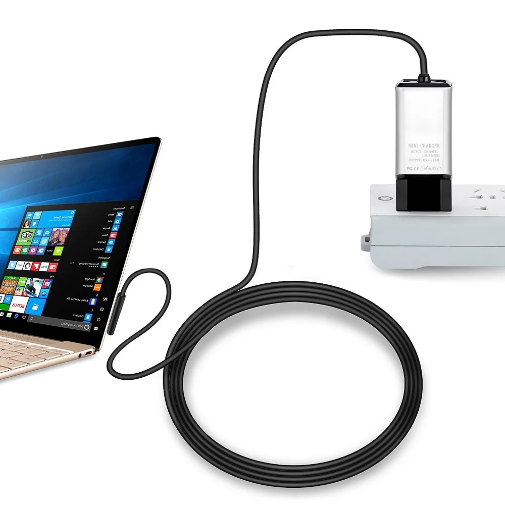 Surface Pro 3 4 5 Зарядное устройство 44W 15V 2.58A Питание Совместимость Microsoft 5|Адаптеры для