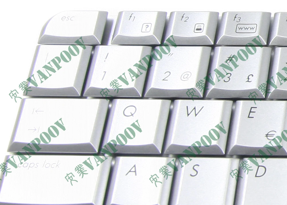 Новая клавиатура для ноутбука HP Pavilion dv4 dv4-1000 dv4-1300-1500 -2000 серебристая