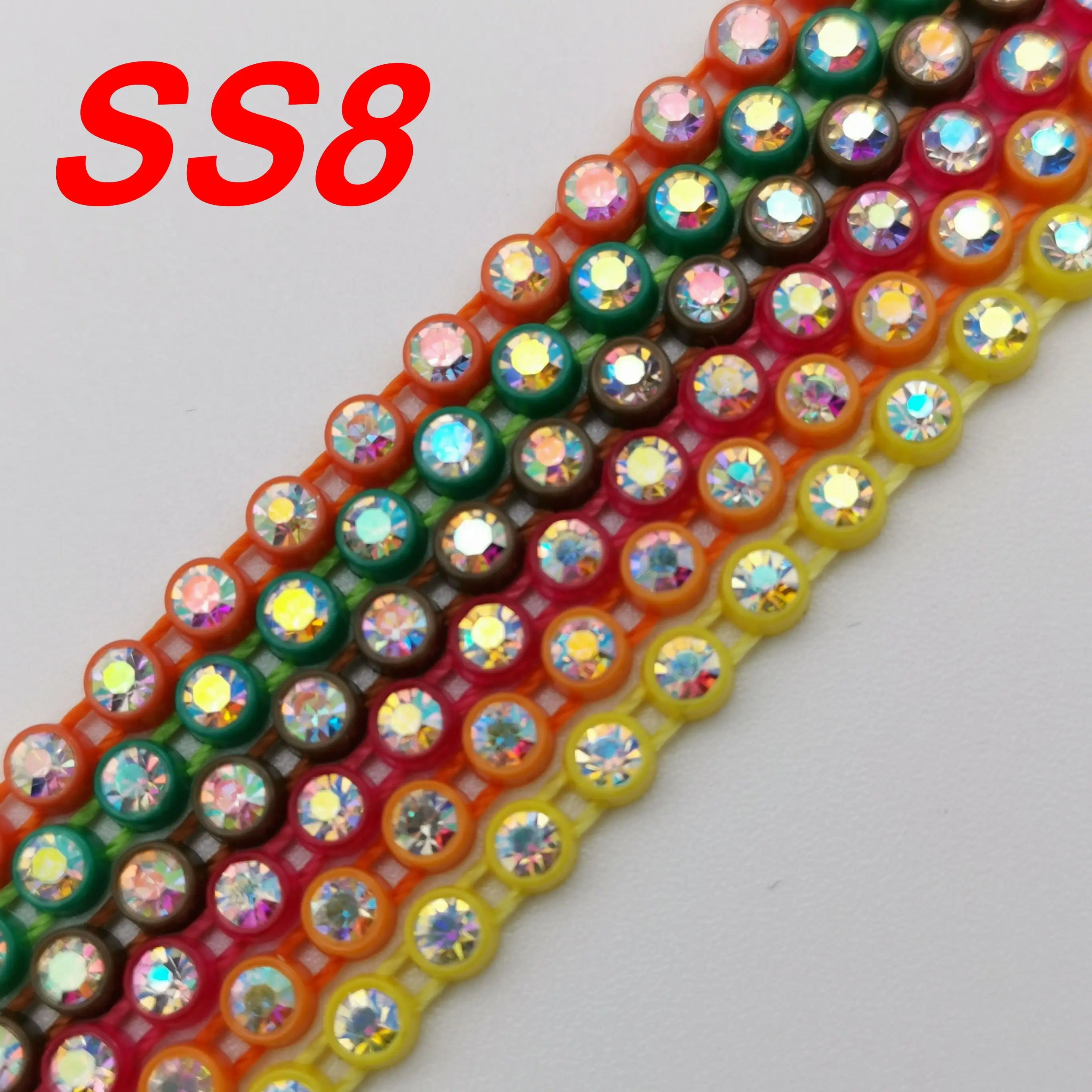 Бесплатная доставка стразы ss8 10 ярдов|Бусины| |