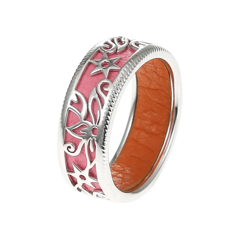 7 mm Legenstar кольца Цветы для женщин Ретро 925 серебро Bague жоржет Femme обручальное кольцо DIY обратимое кожаное кольцо - Цвет основного камня: 7 mm