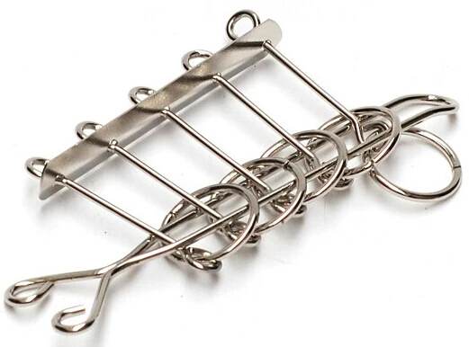 

Five -rings IQ Metal Wire Puzzle Brain Teaser Game