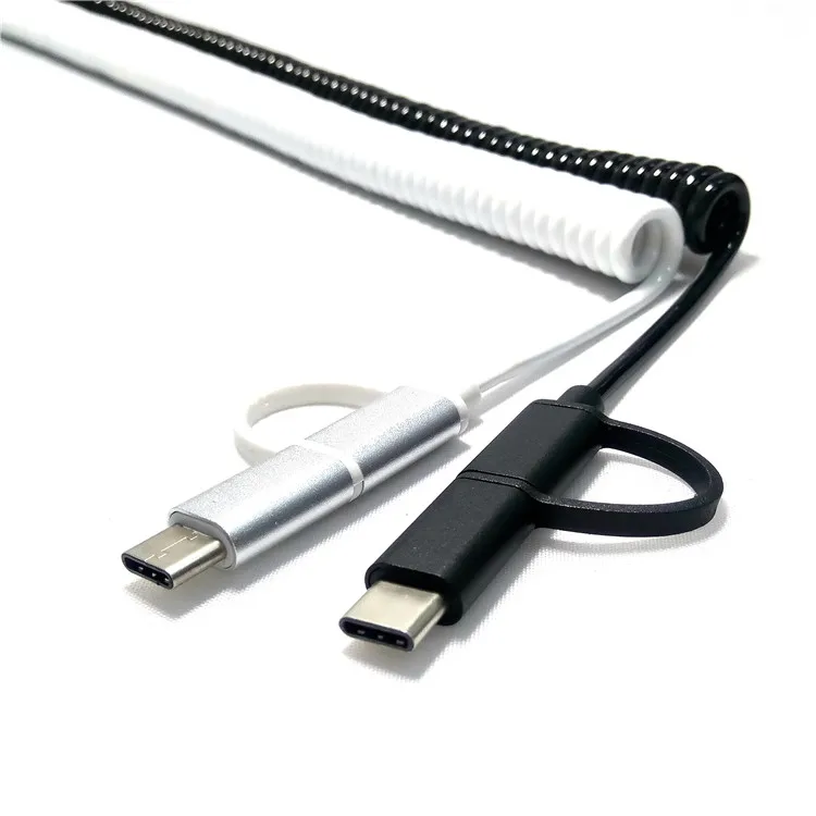 3 м/10 футов пружинный кабель Usb3.1 Type-c для синхронизации данных и зарядки