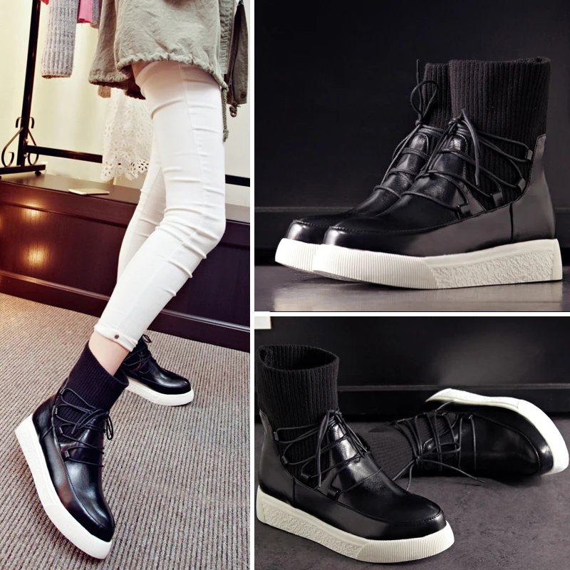 ТОЛЬКО НАСТОЯЩАЯ ЛЮБОВЬ Женщины Сапоги Пятки платформы Ботильоны Женские