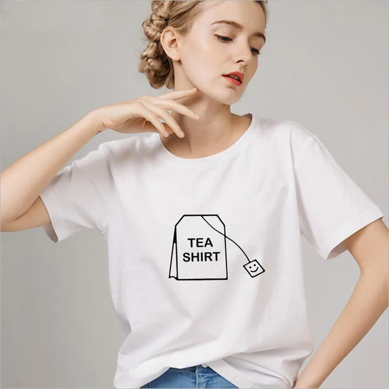 Женская блузка с коротким рукавом белая Повседневная пляжная рубашка в