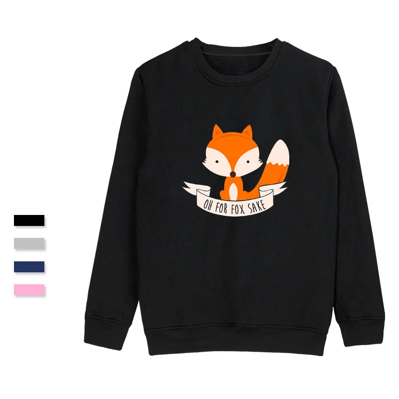 QJM OH FOR FOX SAKE Зимний пуловер свитшоты мужские модные милые Modis толстовка 2019