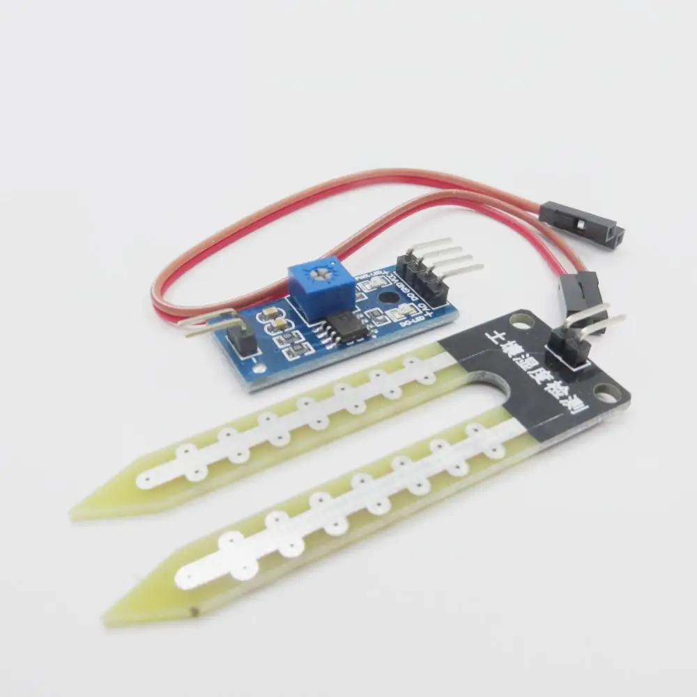 Модуль обнаружения влажности Почва гигрометр датчик воды для Arduino|Измерители