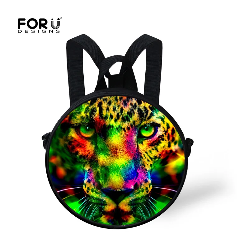Уникальные детские школьные рюкзаки крутой рюкзак с головой леопарда и тигра