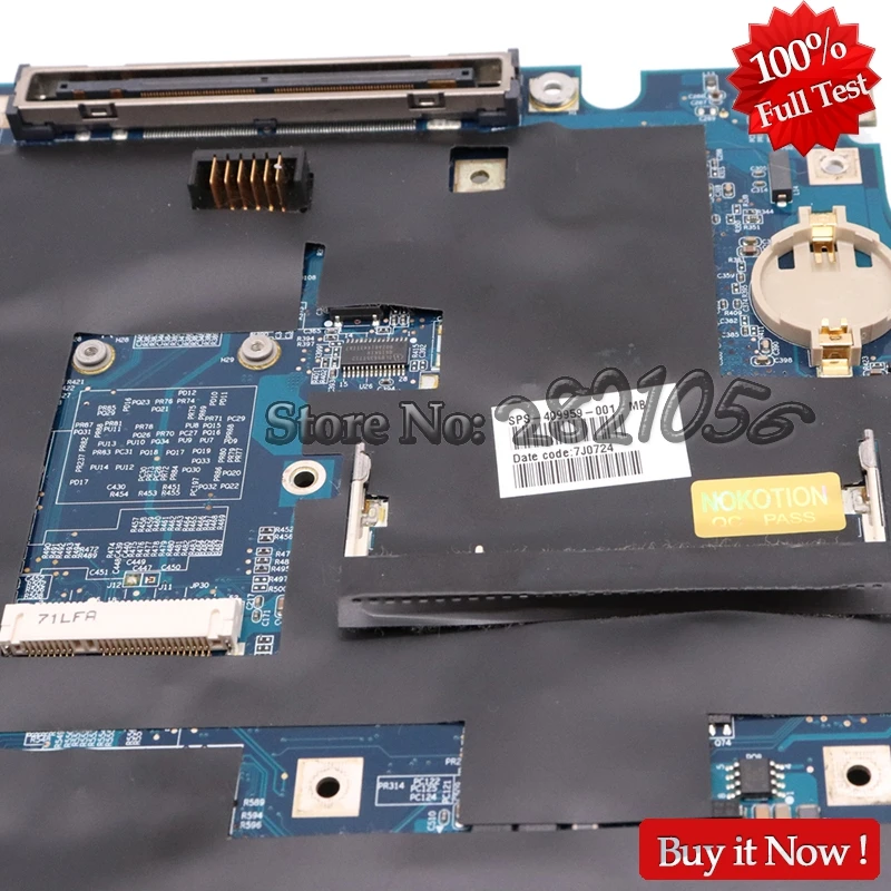 Материнская плата NOKOTION 409959-001 для ноутбука HP NX9420 NW9440 с графическим слотом DDR2