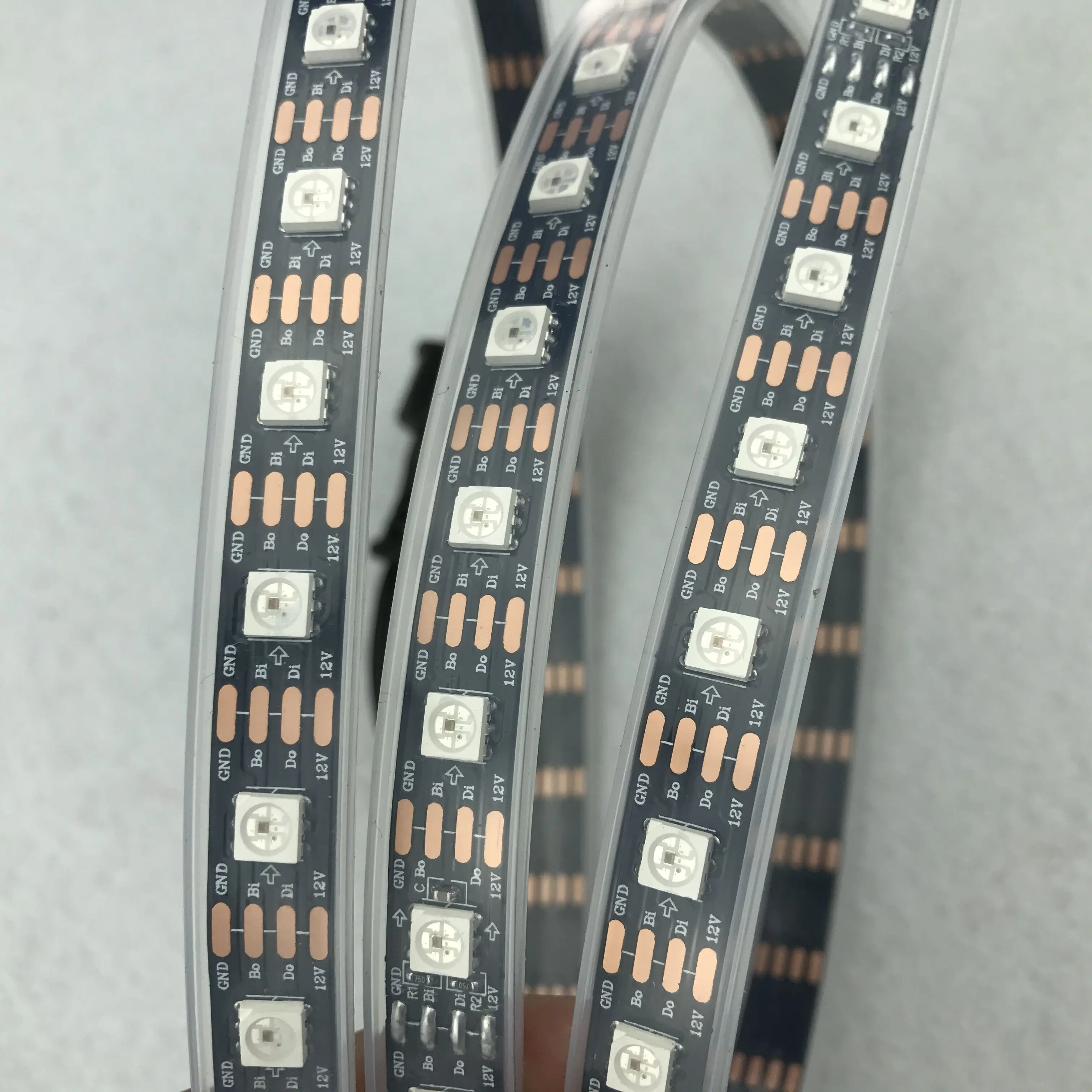 WS2815 DC12V адресная полноцветная светодиодная лента RGB 60 светодиодный Дов s/m5 м