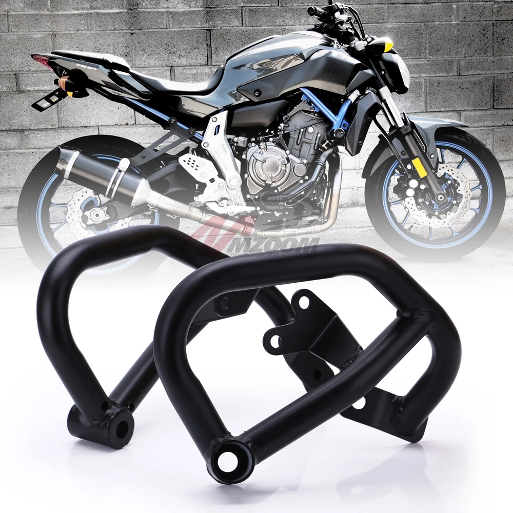 Защита бампера двигателя мотоцикла защитные полосы сталь для YAMAHA MT07 MT 07 2013 2016 FZ07 FZ
