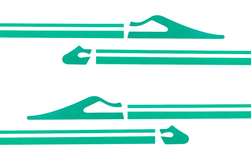 Хит автомобильный Стайлинг/автомобиль DIY универсальный стикер на талию Стайлинг