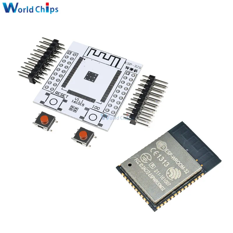 ESP32 ESP WROOM 32 IoT wi fi Wlan BLE модуль 32S плата адаптера Wifi Bluetooth модель 240 мгц двухъядерный