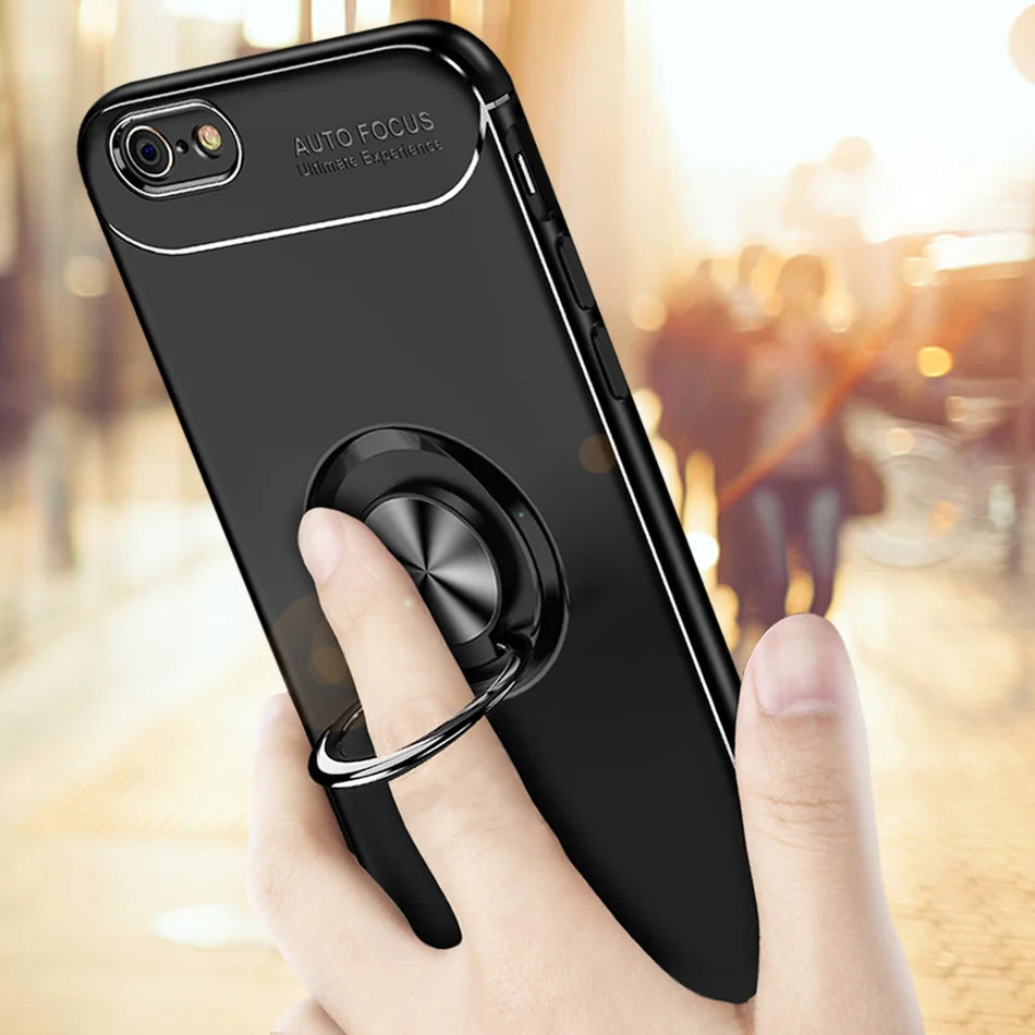 360 Полный телефон защитный чехол для iPhone 5S с кольцом бампер на Apple SE 5 Чехол Мягкий