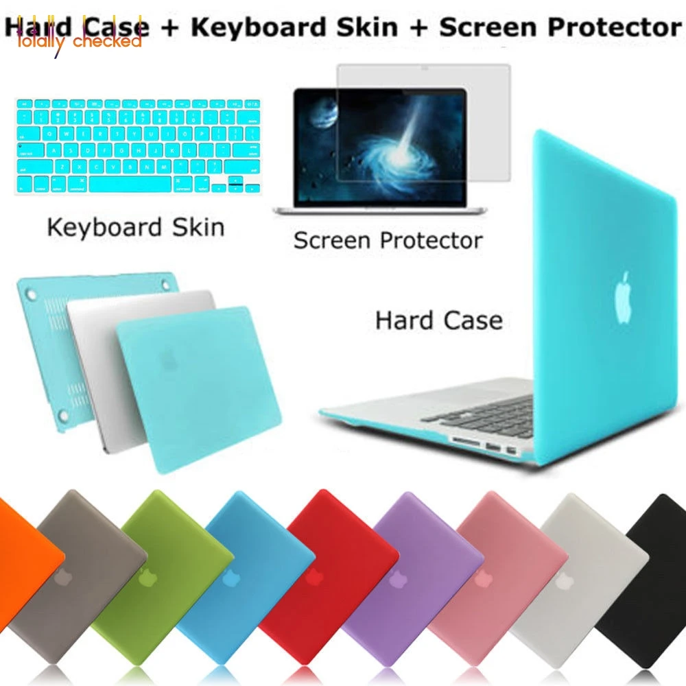 3 в 1 Симпатичный Новый чехол для ноутбука APPle MacBook Air Pro Retina 11 12 13 15 дюймов с