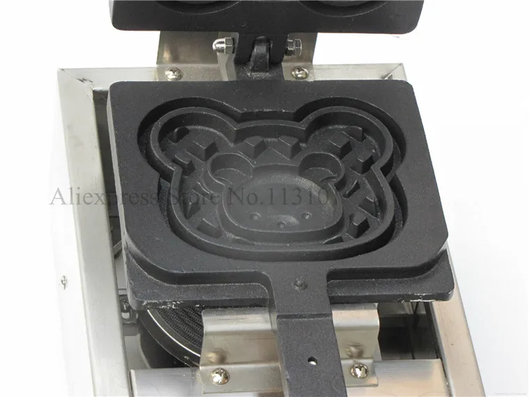 Газовая вафельница с милым медведем уникальная картонная машина вафли большой