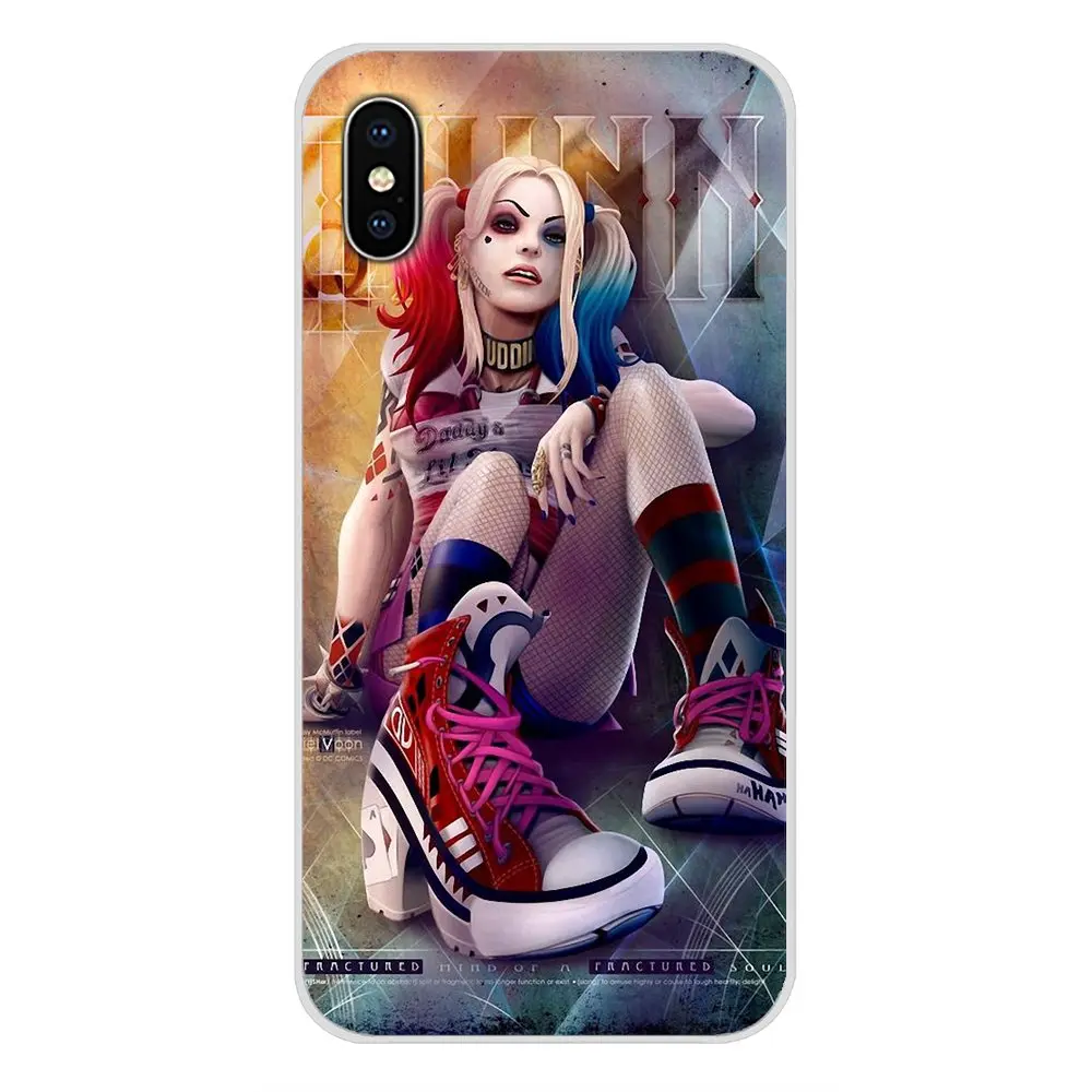 Чехол для мобильного телефона отряд самоубийц Harley Quinn Xiaomi Mi4 Mi5 Mi5S Mi6 Mi A1 A2 5X 6X 8 9 Lite SE